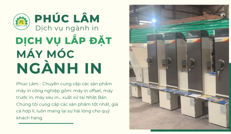 Dịch Vụ Tháo Lắp, Di Dời Máy Móc Ngành In